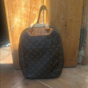 Vintage Louis Vuitton Excursion leather monogram Tote